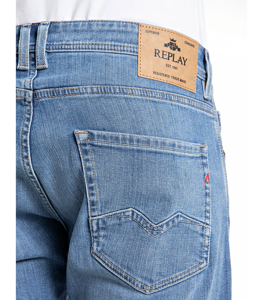 コンフォートROCCO インディゴストレッチデニム 詳細画像 ブルー 8